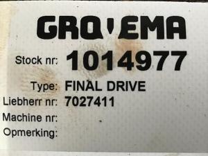 Liebherr Final Drive